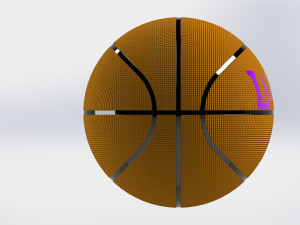 basketball lakers Modelo 3D
