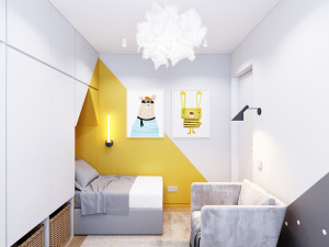 children room scene 3D Model