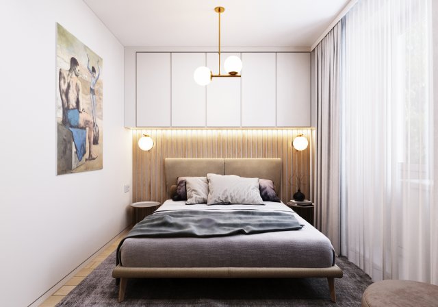bedroom 02 3D मॉडल .c4d .max .obj .3ds .fbx .stl .blend 
