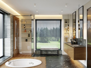 modern bathroom interior scene 3D Модель