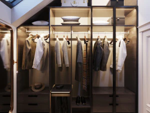 stylish wardrobe 3D Model
