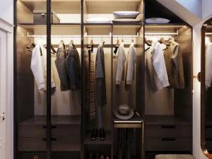 stylish wardrobe 3D Model