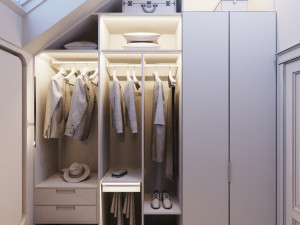 stylish wardrobe 3D Модель
