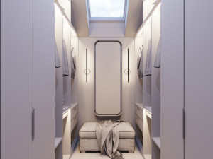 stylish wardrobe 3D Модель