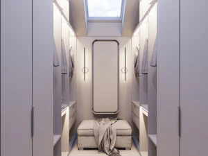 stylish wardrobe 3D Model