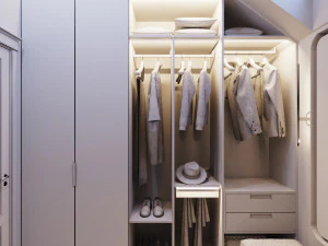stylish wardrobe 3D Model