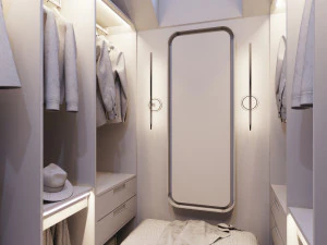 stylish wardrobe 3D Model