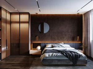 high-quality model of male bedroom 3D Model
