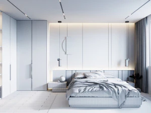 high-quality model of male bedroom 3D Model