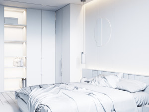 high-quality model of male bedroom 3D-Modell