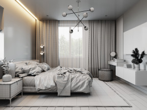 bedroom scene 04 Modelo 3D