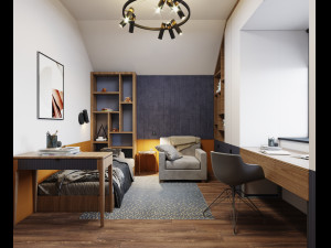 children room kidroom 02 3d scene Modelo 3D