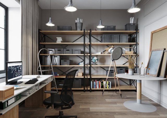 3d Workshop For The Artist Scene 3D Модель In Офис 3DExport