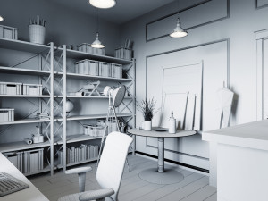 3d workshop for the artist scene Modelo 3D