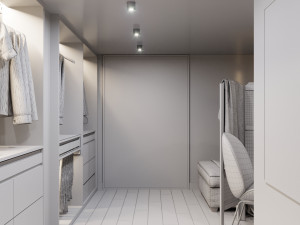 wardrobe room with dressing table Model 3D