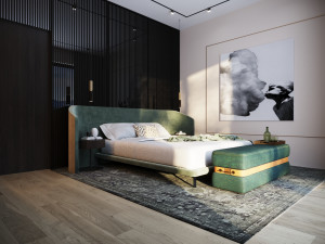 Master Bedroom Scene 3Dモデル