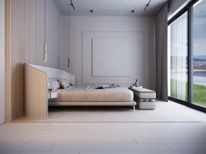 Master Bedroom Scene 3D Model