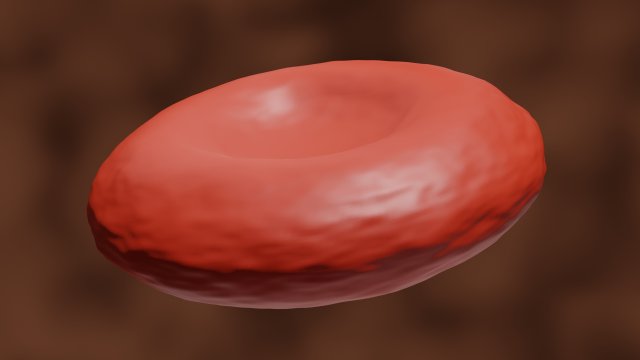 3d red blood cell or rbc model Modèle 3D .c4d .max .obj .3ds .fbx .stl .blend 