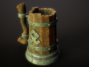 Viking cup 3D-Modell