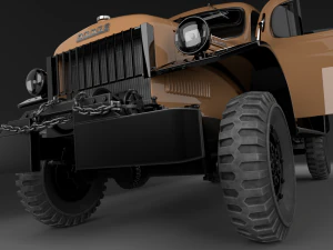dodge power wagon 1947 3D Model