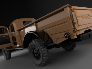 dodge power wagon 1947 3D Model