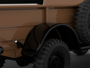 dodge power wagon 1947 3D Model