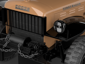dodge power wagon 1947 3D Model