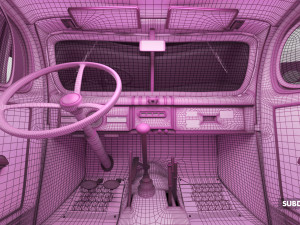 dodge power wagon 1947 3D Model