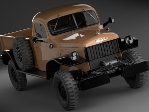 dodge power wagon 1947 3D Model