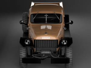 dodge power wagon 1947 3D Model