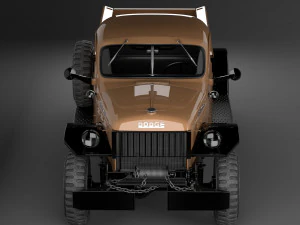 dodge power wagon 1947 3D Model
