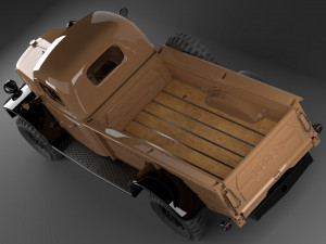 dodge power wagon 1947 3D Model