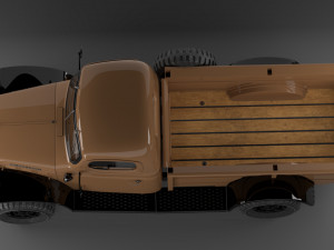 dodge power wagon 1947 3D Model