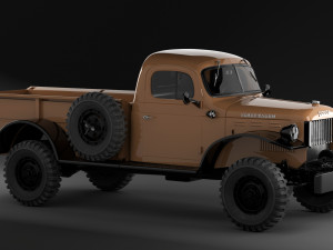 dodge power wagon 1947 3D Model