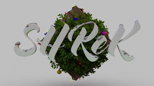 new year Model 3D .c4d .max .obj .3ds .fbx .stl .blend 
