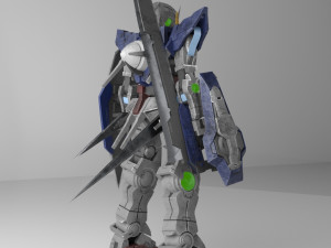 gundam exia 3D मॉडल