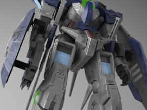 gundam exia 3D मॉडल