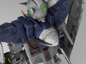gundam exia 3D मॉडल