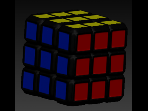 rubiks cube Modelo 3D
