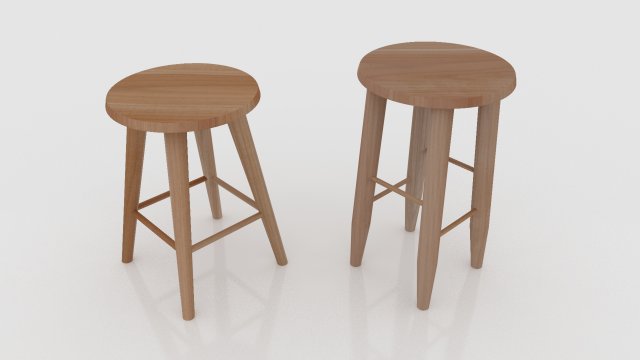 stool chair 3D Модель .c4d .max .obj .3ds .fbx .stl .blend 