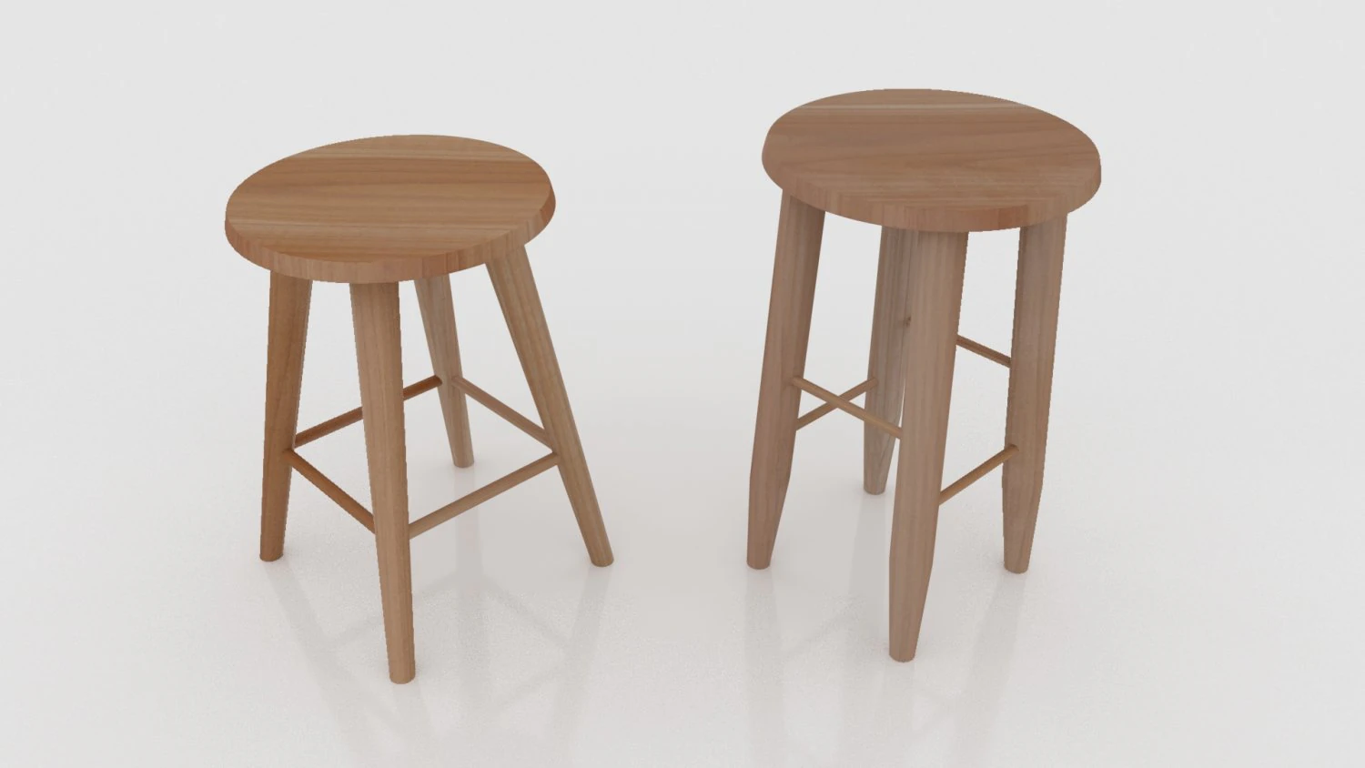 stool chair 3D Model .c4d .max .obj .3ds .fbx .stl .blend