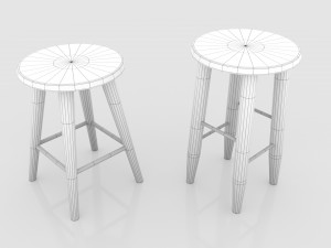 stool chair 3D Модель