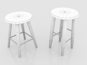 stool chair 3D Model