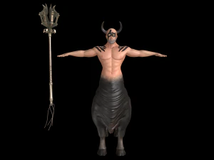 minotaur giant creature gaming character 3D Model
