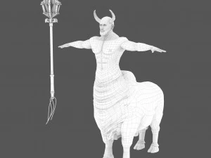 minotaur giant creature gaming character 3D Model