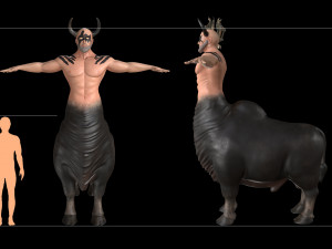 minotaur giant creature gaming character 3Dモデル