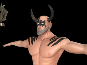 minotaur giant creature gaming character 3D Model