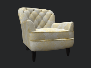 hamburg armchair 3D मॉडल