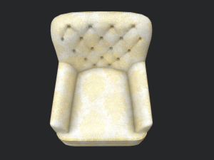 hamburg armchair 3D मॉडल
