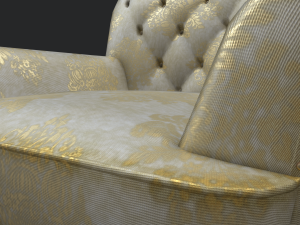 hamburg armchair 3D मॉडल